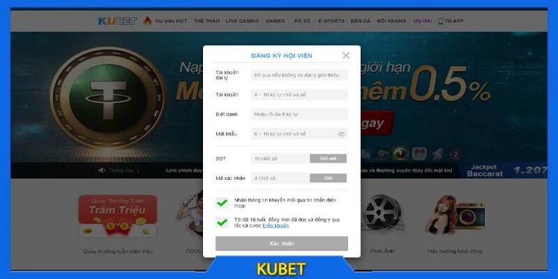 Trải nghiệm cá cược đỉnh cao khi đăng ký KUBET